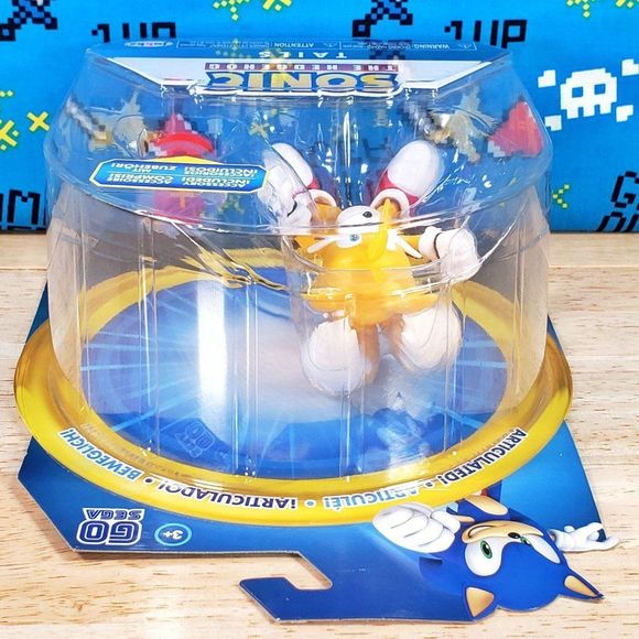 Jakks Pacific Sonic the Hedgehog Tails 4" & Invincible Item Box 2020 Collectible - Picture 8 of 10